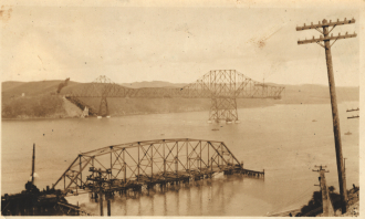 A Bridge Being Built A Bridge Being Built