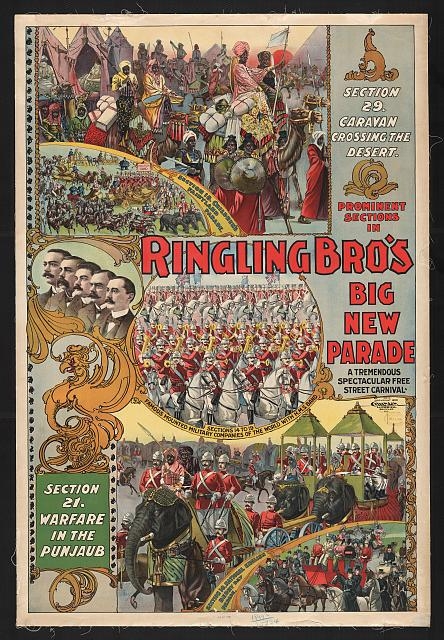 Ringling Bro's. poster