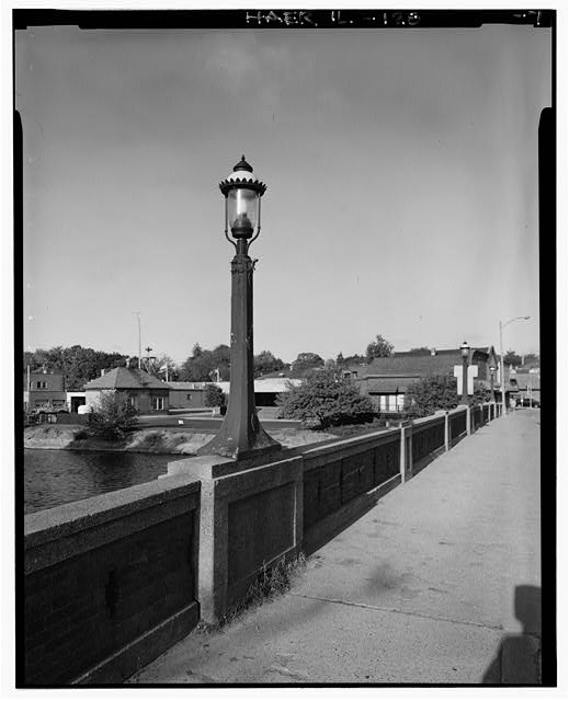 7. LIGHT POST DETAIL - Main Street Bridge, Spanning Fox...