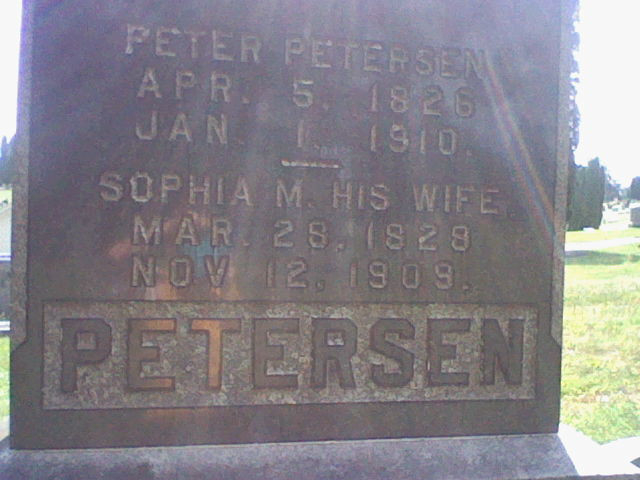 Buried in Oakland Cemetery, Clinton, Iowa.