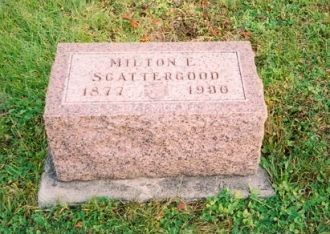 Milton Everett Scattergood gravestone
