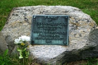 Anna Catharina (Baum) and John's Memorial Stone
