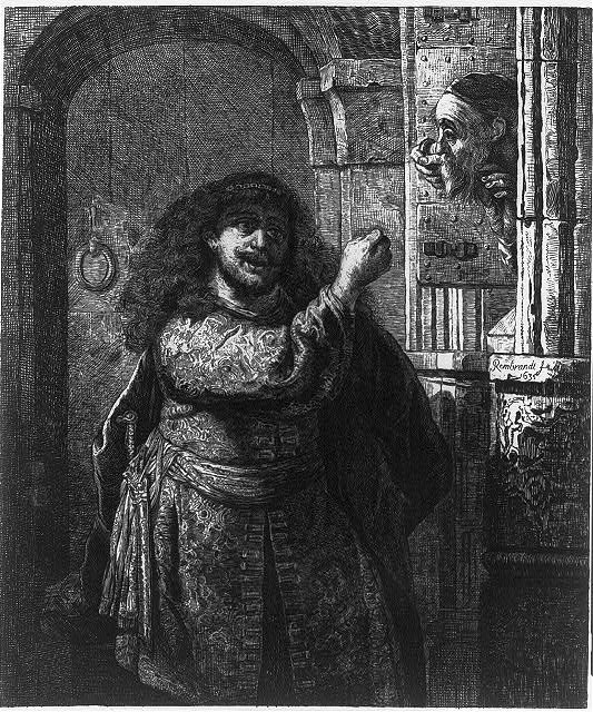 Samson threatening his father-in-law