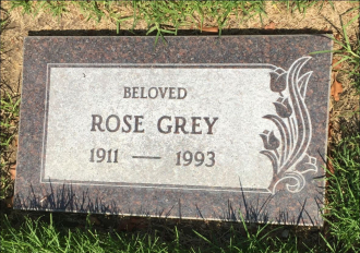 Rose Doudell Grey - Gravesite