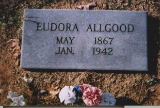 Eudora Allgood: Marker in Apple Hill Cemetery