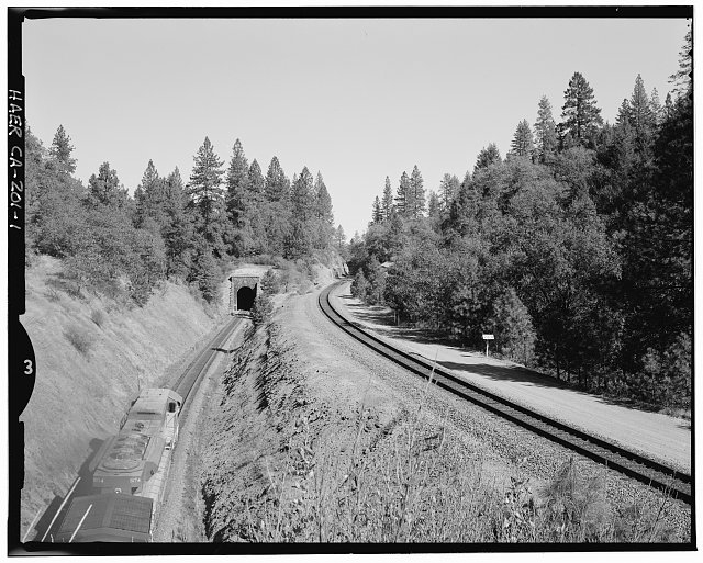 1. West portal of Tunnel 25, contextual view to northeast...
