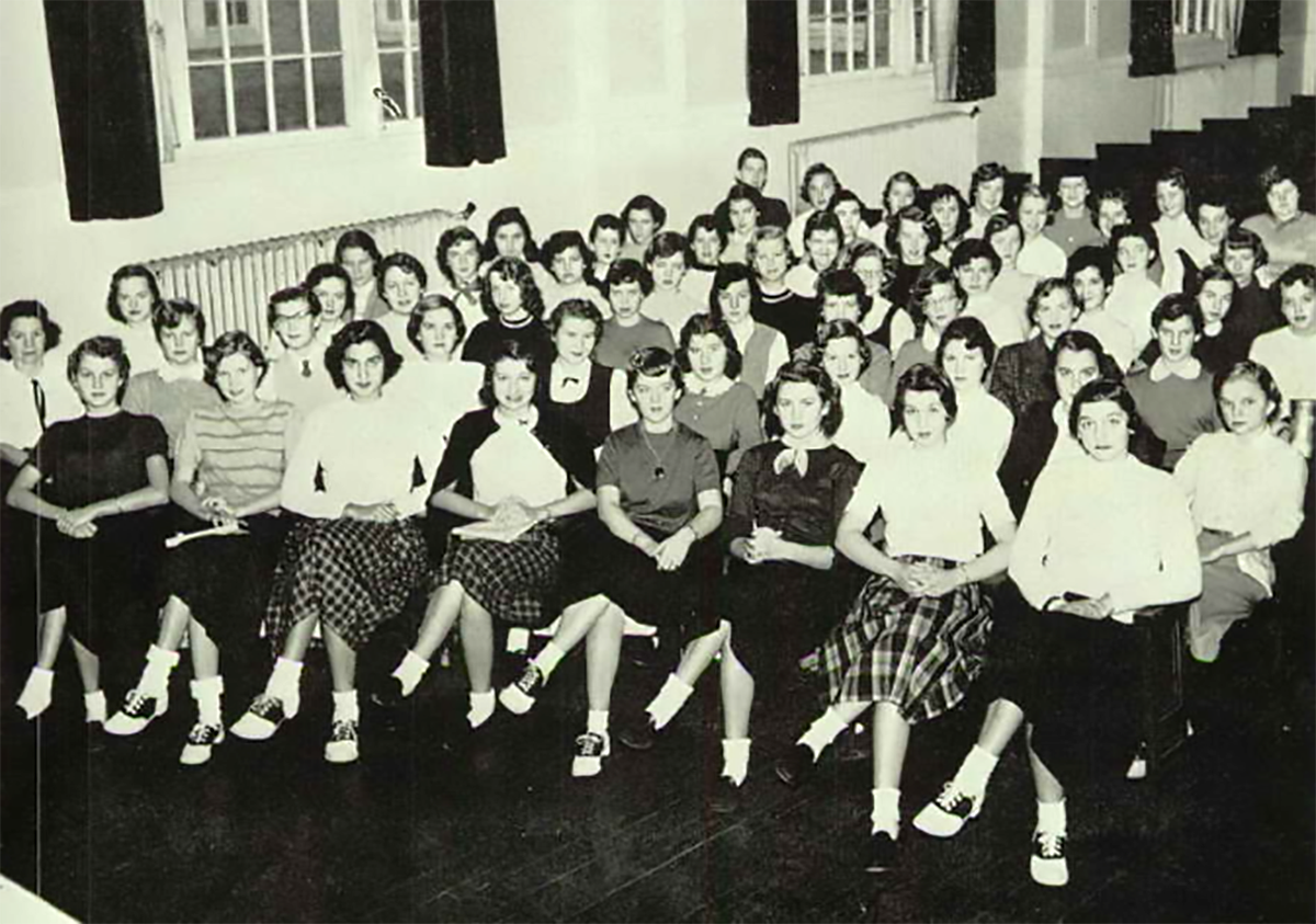 Shirley A Tompkins Spaulding, High School