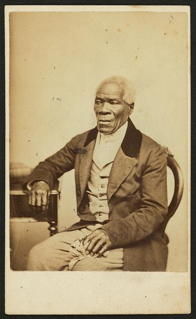 [Three-quarter-length portrait of an unidentified elderly...