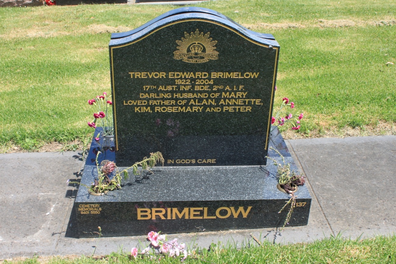 Trevor Edward Brimelow Gravesite