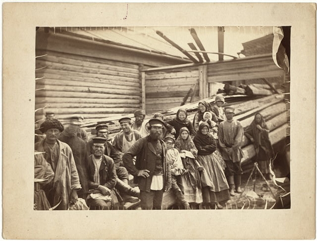 Laborers awaiting work at the Hill of Idleness. Types of...