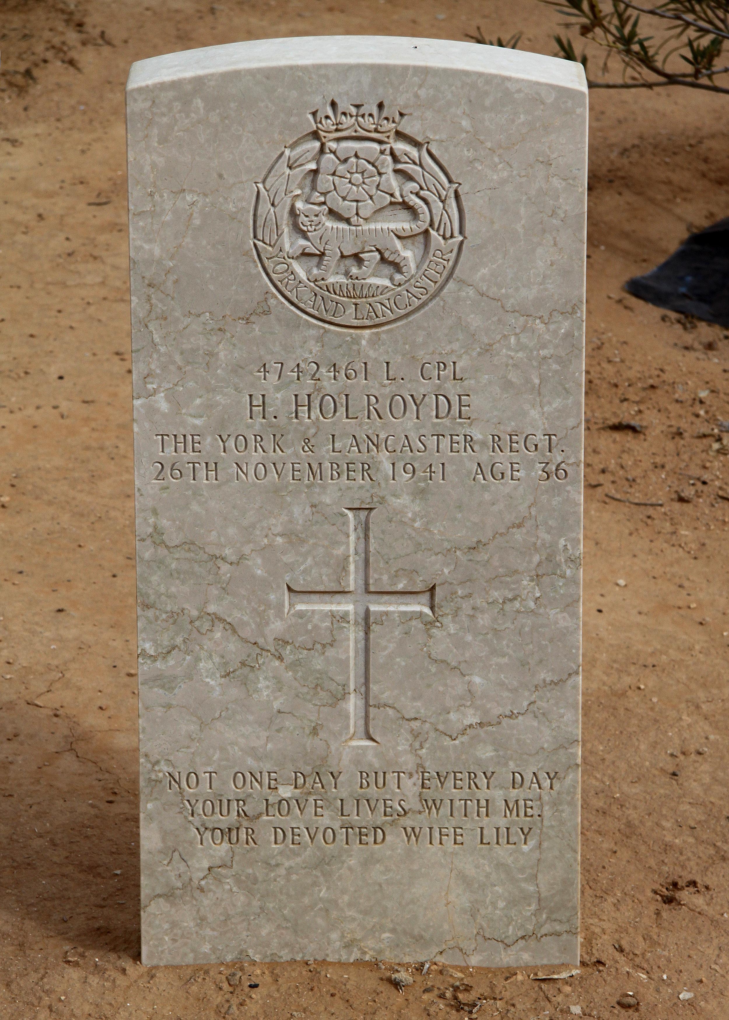 Howard  Holroyde gravesite
