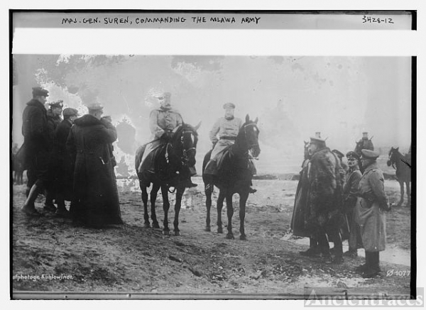 Maj. Gen. Suren, Commanding the Mlawa Army