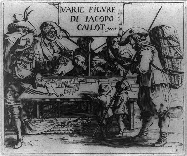 Varie figure di Jacopo Callot, fecit