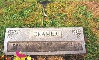 Headstone of Phillip Cramer and wives