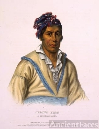 Spring Frog, a Cherokee chief 