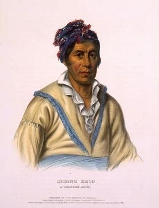 Spring Frog, a Cherokee chief 