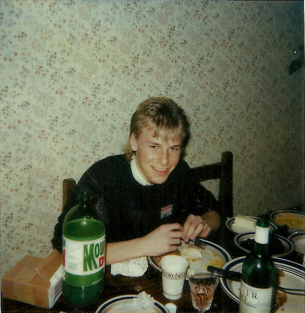 James in 1988
