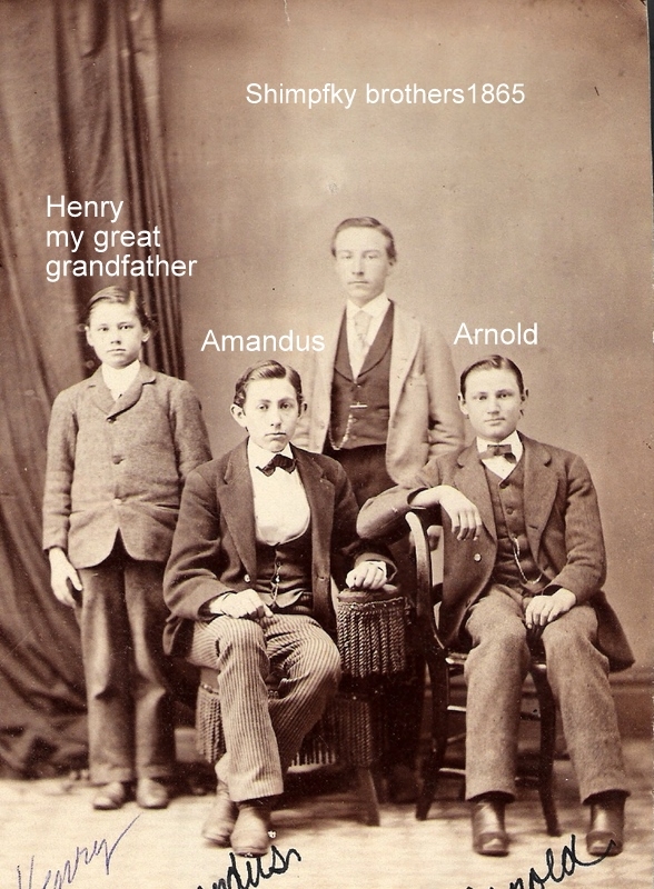 Henry, Amandus, & Arnold Shimpfky, 1865