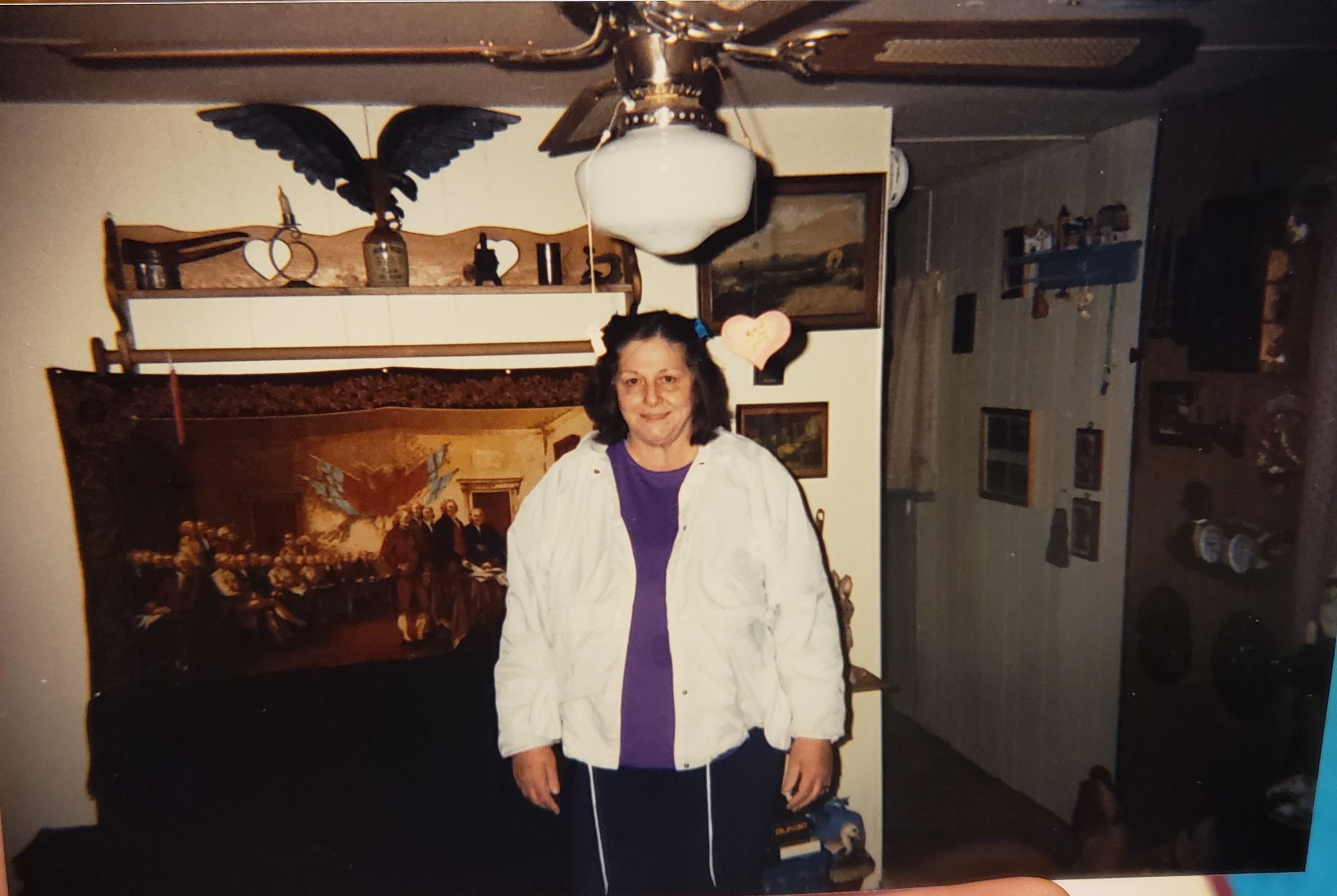 Jean (Consentino) Hargreaves in Her Trailer she owned & Passed away in in Broken Arrow Ok