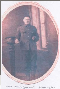 Private Frederick John Holbrook   Unknown birth - 1916      France