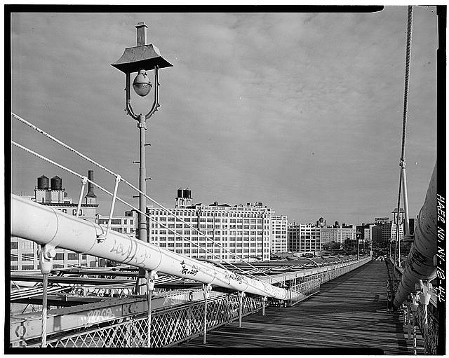 44. View from Promenade looking E at main cable and light...