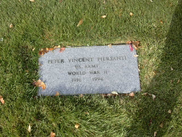 Peter V Piersanti Gravesite