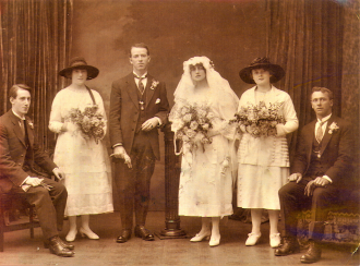 Norman Sydney Draper and Pearl Smith - Wedding 17/4/1920