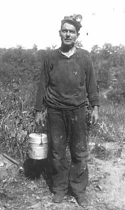 My Grandpa Rawls after a day in the coal mines