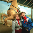 Roy Rogers and Dale Evans.