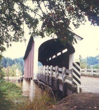 Currin Covered Bridge, Oregon 1979