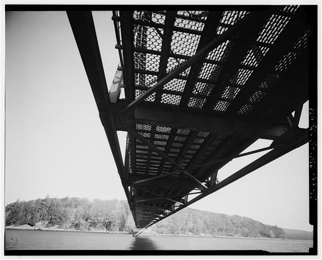 15. DETAIL, UNDERSIDE OF DECK, FROM BELOW AND WEST,...