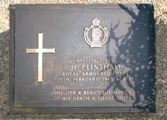Harry  Flintham gravesite