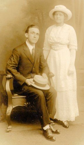 Clara Rehner and George Washington Nulty Wedding Photo