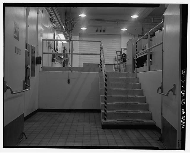 121. VIEW OF SOUTH SIDE OF TRANSFORMER ROOM (112), LSB...
