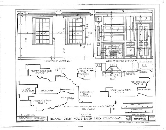 HABS MASS,5SAL,30 (sheet 20 of 20) Derby House, 168...