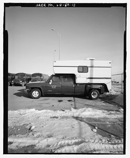 13. Alert team camper truck, left side - Ellsworth Air...