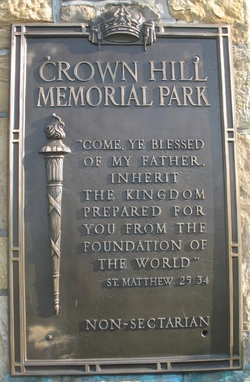 Crown Hill Memorial Park.
