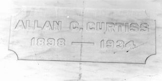 Curtiss, Alla C. - mausoleum marker