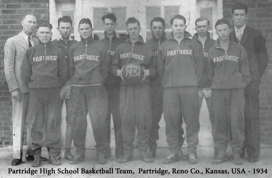 Patridge High School Basketball - 1934