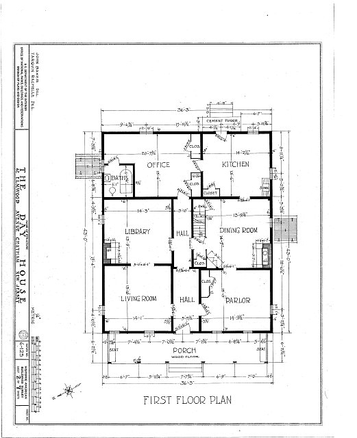HABS NJ,14-CHAT,2- (sheet 2 of 7) - Stephen Day House, 62...