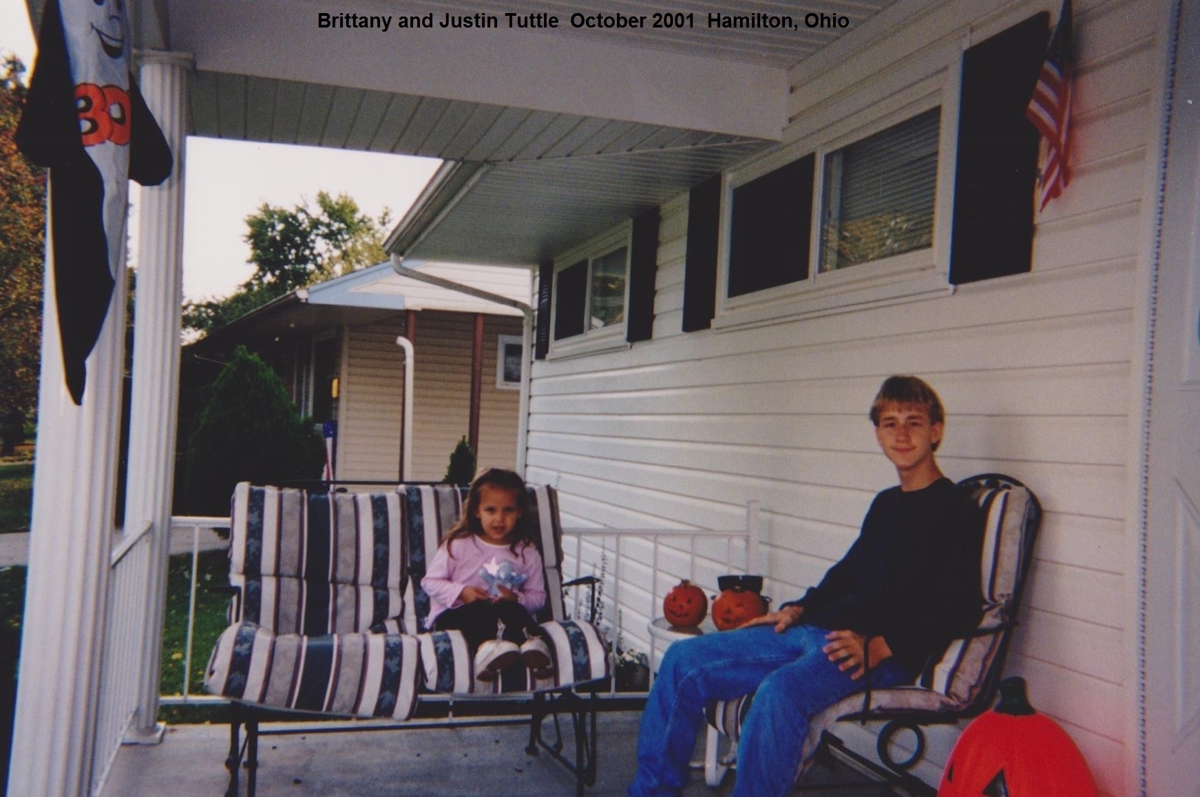 Brittany and Justin Tuttle, 2001