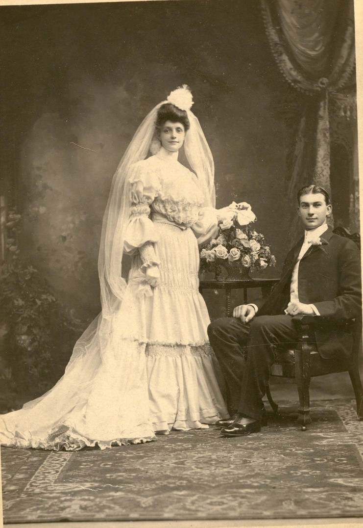 Gustave George Meyer & Emma Luise Wilhelmine Trebra wedding 1904