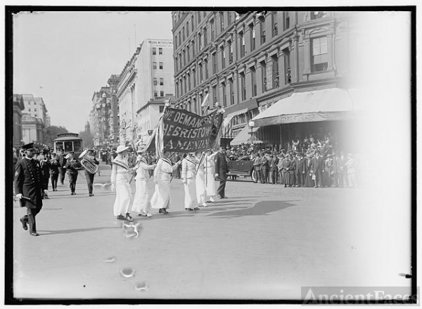 WOMAN SUFFRAGE PARADE, MAY, 1914