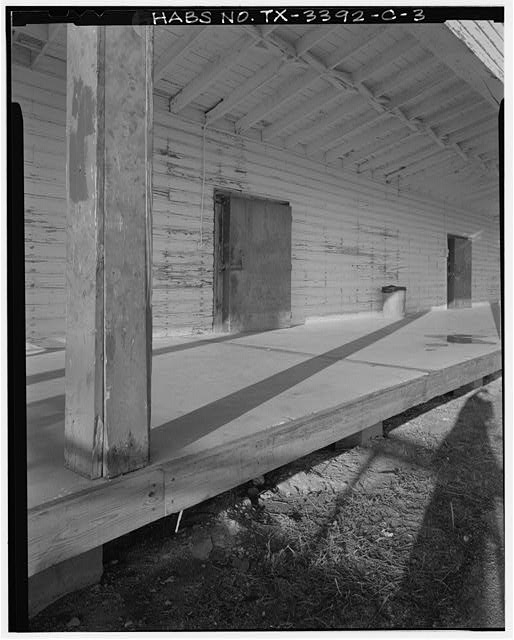3. Detail of north loading dock area showing column,...