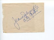 Jean Van Kirk Dalrymple autograph