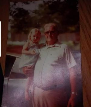 Floyd Huffman and her two-year-old daughter Leondra.