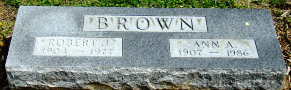 Robert "Brownie" J Brown Gravesite