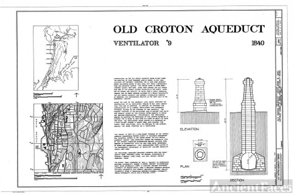 HAER NY,60-OSS,2C- (sheet 1 of 1) - Old Croton Aqueduct,...