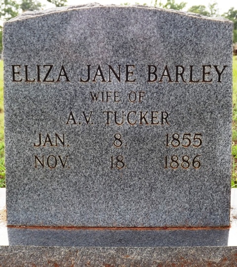 Elizabeth Jane Barley gravesite