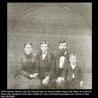 Edward and Martha (Levisay) Family 1879